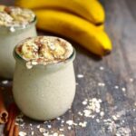 1-2 Taste IFF TRUSIL - Banana Special - 030240 shown as creamy banana smoothie topped with oats and cinnamon