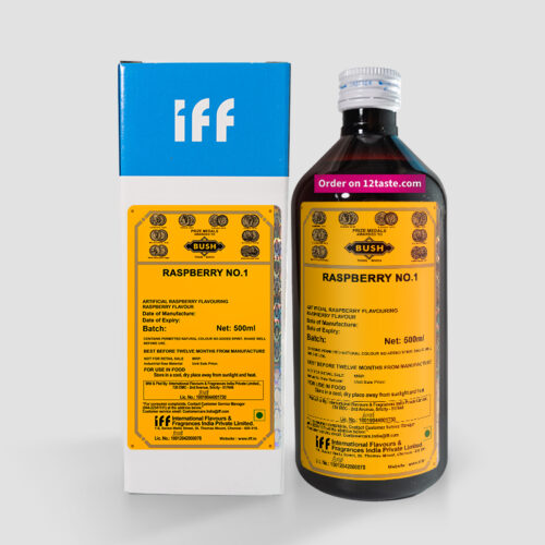 1-2 Taste IFF - Raspberry No.1 Flavour displayed as bottle with matching packaging