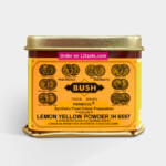 1-2 Taste IFF - Lemon Yellow IH 6597 - 50900 shown in a tin container