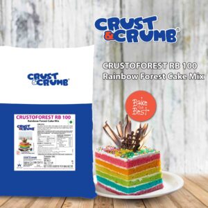 CRUSTOFOREST RB 100 Rainbow Forest Cake Mix