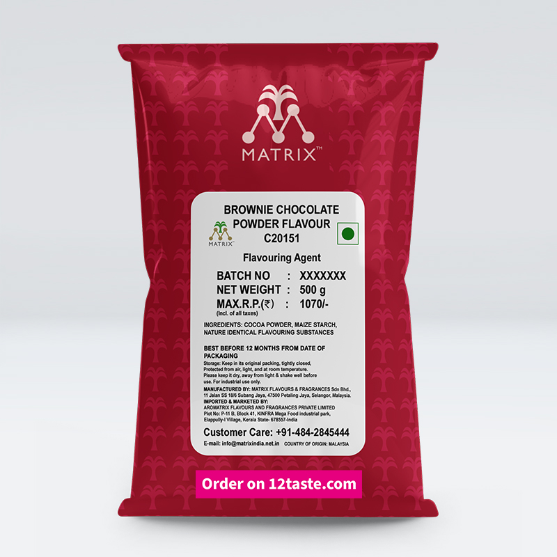 MATRIX CHOCOLATE BROWNIE FLAVOUR POWDER C20151 12Taste IN