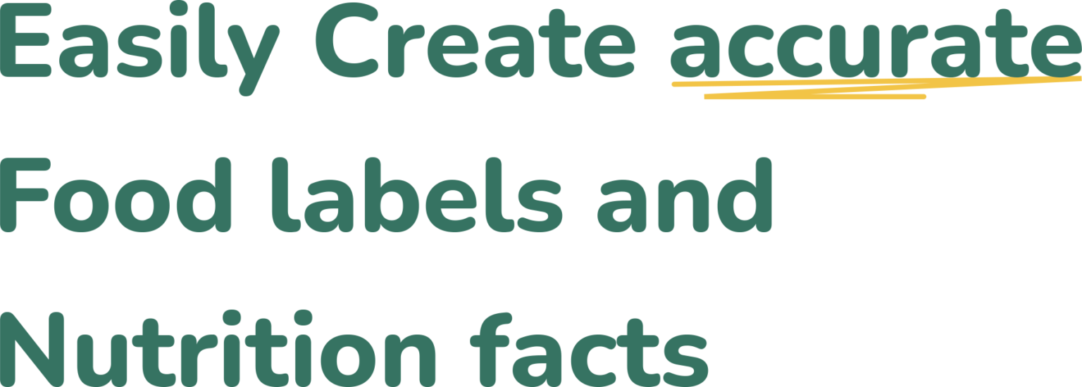 Food Label maker 12Taste IN