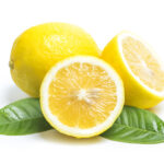 1-2 Taste IFF - Lemon Blast Fragrance displayed as fresh yellow lemons with green leaves