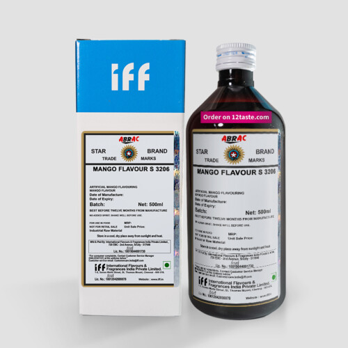 1-2 Taste IFF-–-Mango-Flavour-–-S-3206 displayed as bottle with matching packaging
