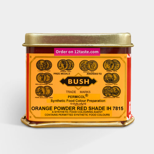 1-2 Taste IFF - Orange Red IH - 7815 displayed in a tin container