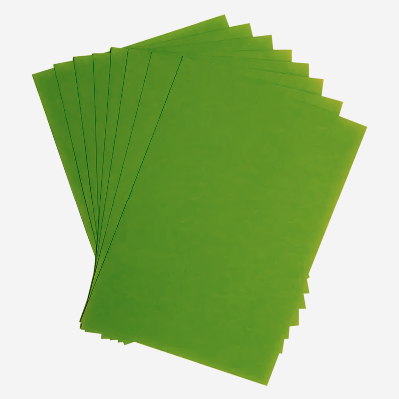 Primus Quality Edible Wafer Paper Type AD - Green colour paper - 0.30mm