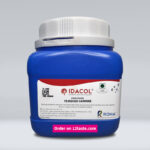 1-2 Taste IDACOL - Indigo Carmine Food Colour - F6 displayed as blue container with printed label and product details
