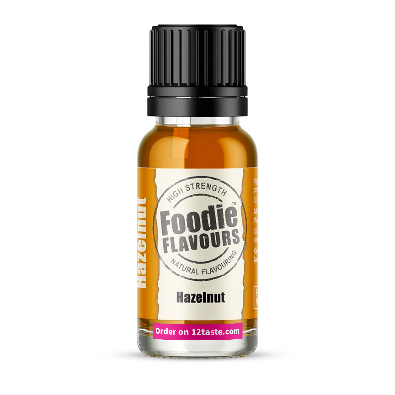 Foodie Flavours Hazelnut Natural Flavouring 12Taste IN