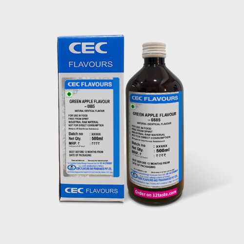 1-2 Taste CEC - Green Apple Flavour - 2593-21 displayed as bottle with matching packaging