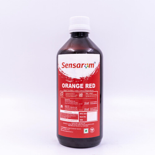 Sensarom - Liquid Food Colour - Orange Red