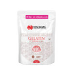 1-2 Taste Nitta Gelatin Retail Pack (500 gms) - 200 bloom displayed in a pack with printed product details