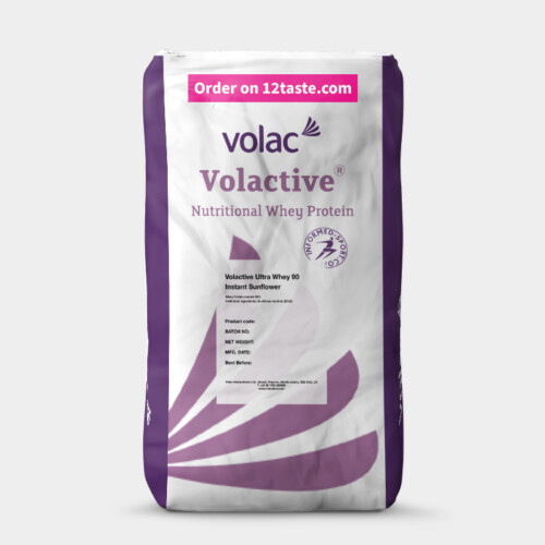 1-2 Taste Volac - Instant Whey Protein Isolate in a pack with printed label and product details