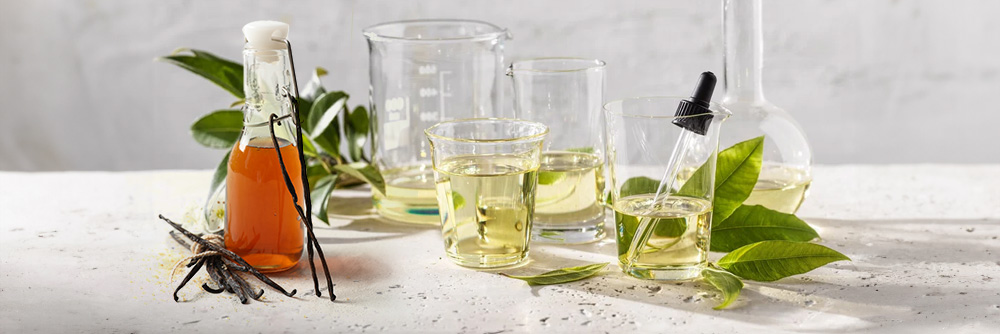 Lemon mytrle and vanilla extract
