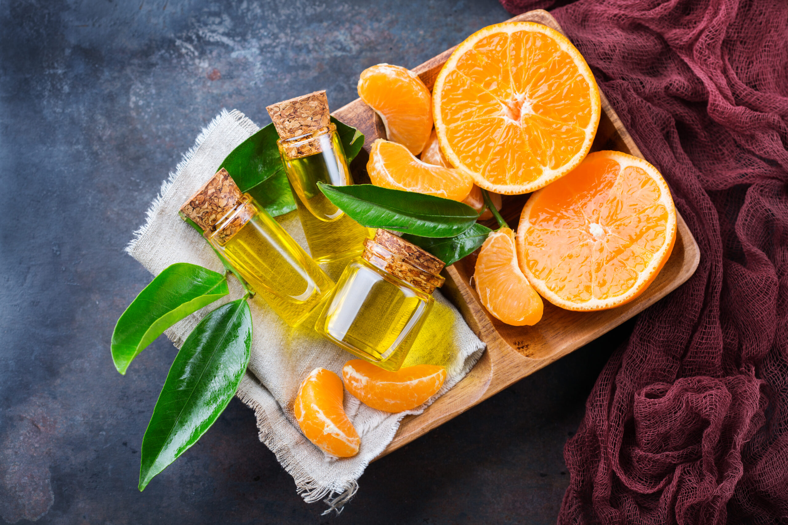 Organic essential tangerine, mandarin, clementine oil