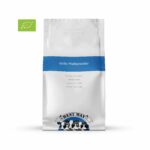 1-2 Taste Best Way Ingredients - Full Cream Milk Powder Organic shown as white pouch with blue label and product details displayed on a plain background