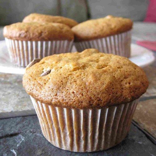 1-2 Taste Nexxus Foods - Ovonex - NX 0758 showcasing golden-brown baked texture and uniform rise muffins on a plate
