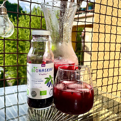 Nutracevit Organic haskap berry juice NFC 12Taste EU