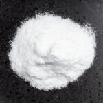 view pile dextrose sugar close up black