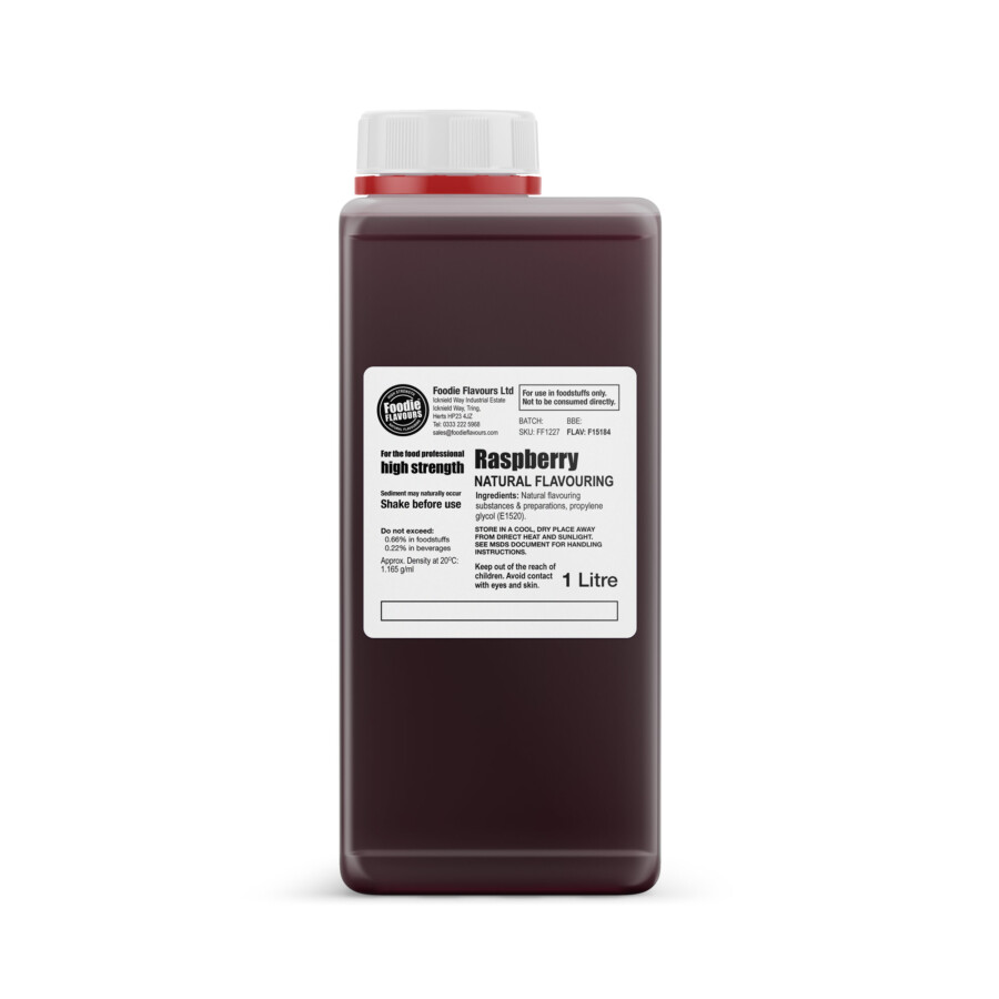 Foodie Flavours' Raspberry Flavouring for All Applications