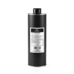 1-2 Taste Trufo - Industrial Aroma shown in a sleek black 1-litre cylindrical metal container with detailed product label on the front