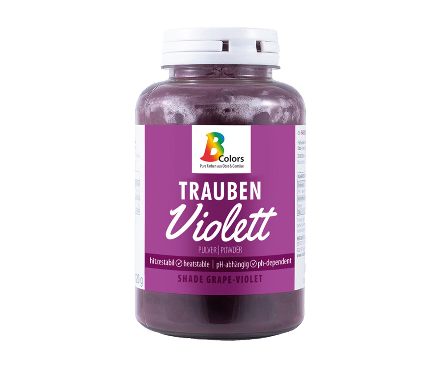 BColors - Grape Violet Natural Food Colour Powder | 1-2-Taste EU
