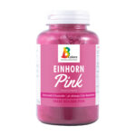 1-2 Taste BColors - Unicorn Pink Natural Food Colour Powder shown in a labeled plastic jar with white lid on white background