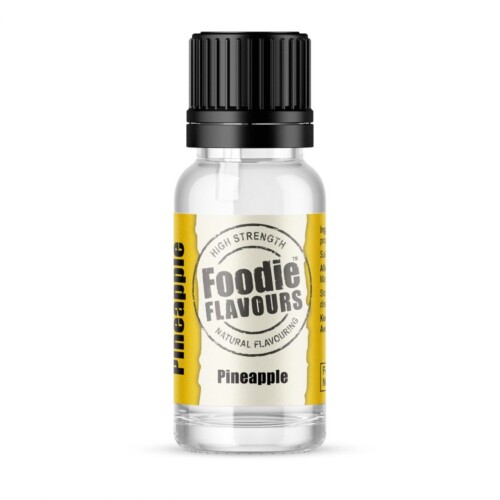 Foodie Flavours – Pineapple Flavouring 13396 - a high-strength, natural flavouring designed to impart a rich, authentic pineapple taste to a variety of food and beverage applications.