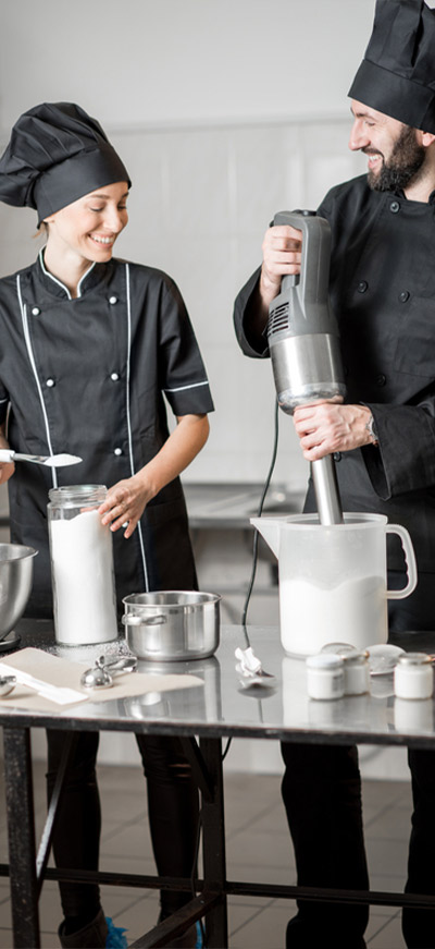 making ice cream