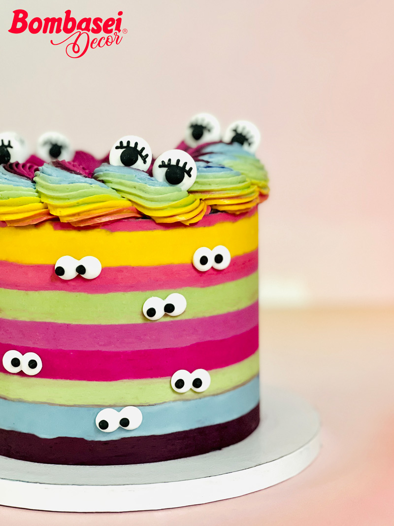 coloured cake