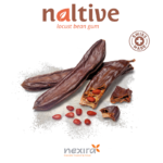 1-2 Taste Nexira – naltive™ Locust Bean Gum pods and seeds with Swiss Made label, high viscosity variant