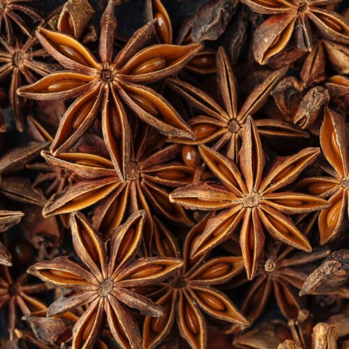 1-2 Taste Dace - Organic Whole Star Anise shown as dried spice pods
