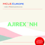 1-2 Taste MCLS - Ajirex™NH shown as green bold text on pastel wave background with MCLS branding and red badge