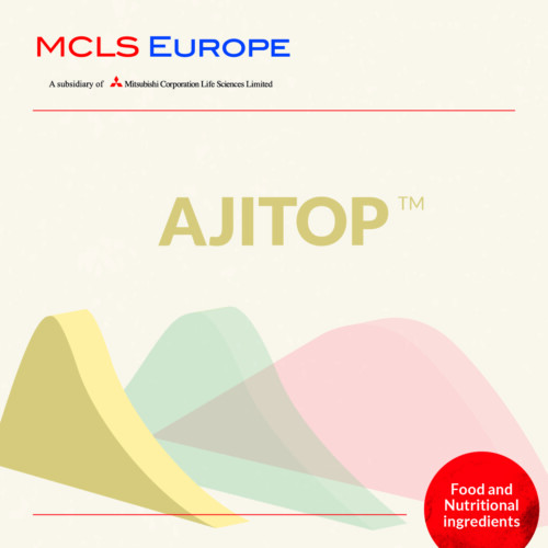 1-2 Taste MCLS - Ajitop™ shown as soft yellow text with layered pastel hills, MCLS branding, and red badge
