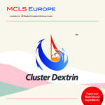 1-2 Taste MCLS - Cluster Dextrin™ hown as logo with dynamic swirl design, MCLS branding, and red badge on pastel background