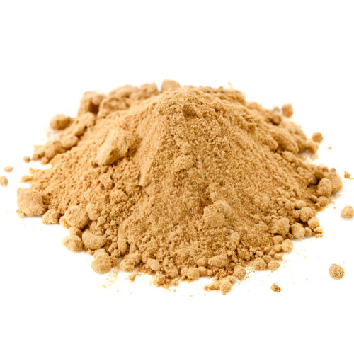 1-2 Taste Alpine Nutrition - Organic Camu Camu Powder shown as fine light brown powder on a white background