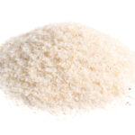 1-2 Taste Alpine Nutrition - Organic Psyllium husk 99% - 152 shown as pile of white psyllium husk on a white background
