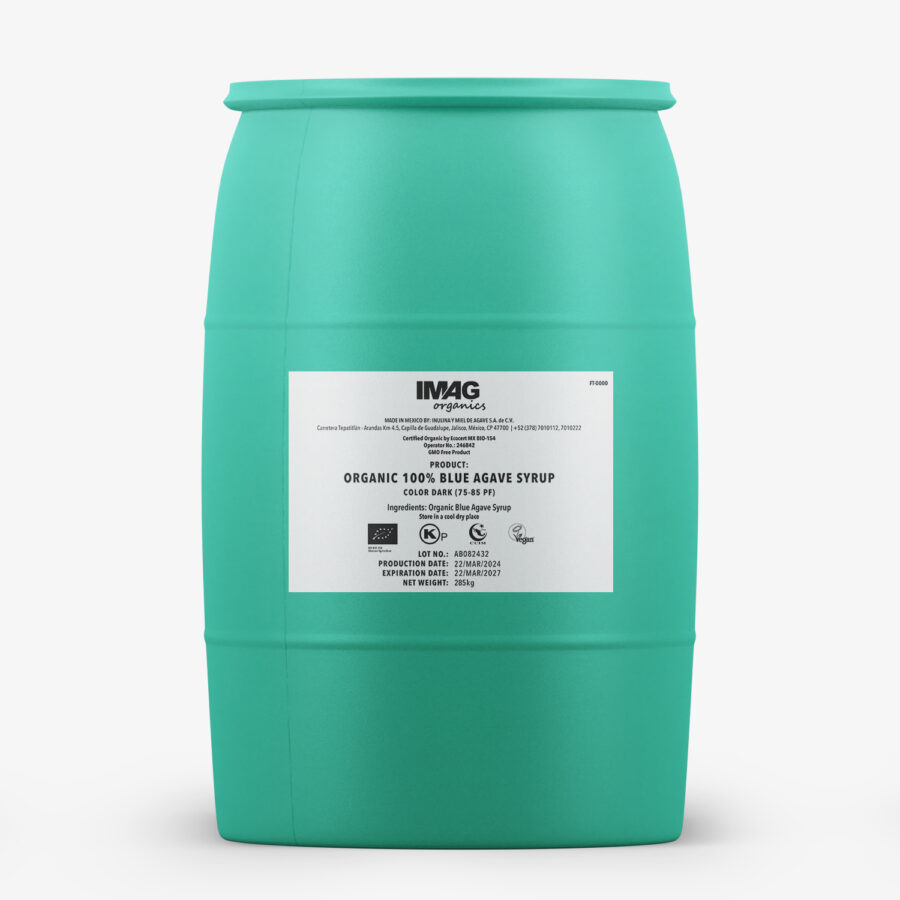 Imag organics_100% Blue Agave Syrup Dark_285kg