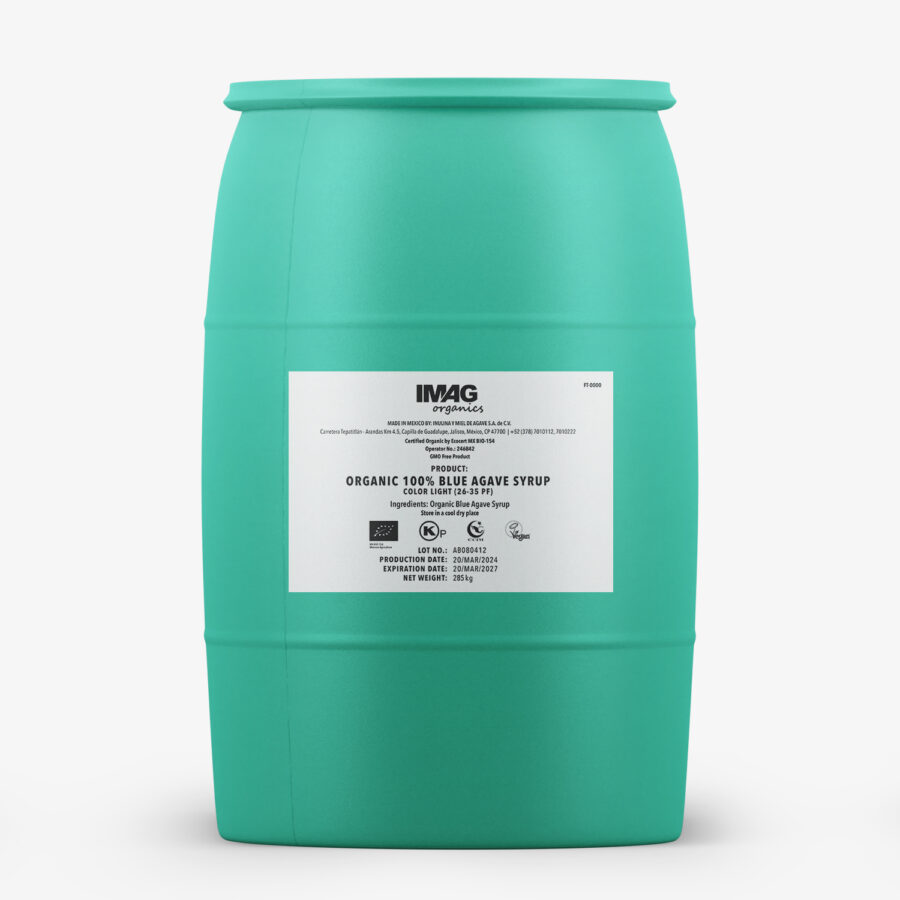 Imag organics_100% Blue Agave Syrup Light_285kg
