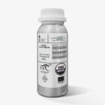 Aluminium bottle of Organic Lemon Myrtle 100% Essential Oil with printed label and USDA Organic certification