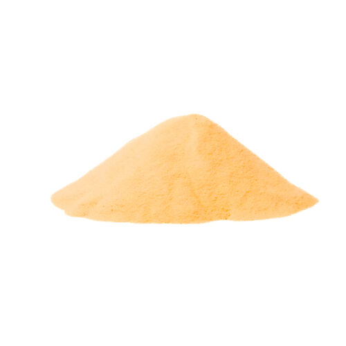 Fine orange powder of NutriLeads Benicaros® SF P precision prebiotic fiber