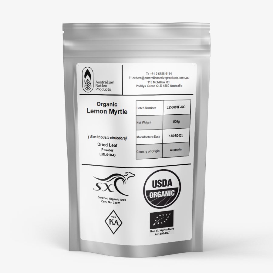 ANP_Organic Lemon Myrtle Dried Powder_sample