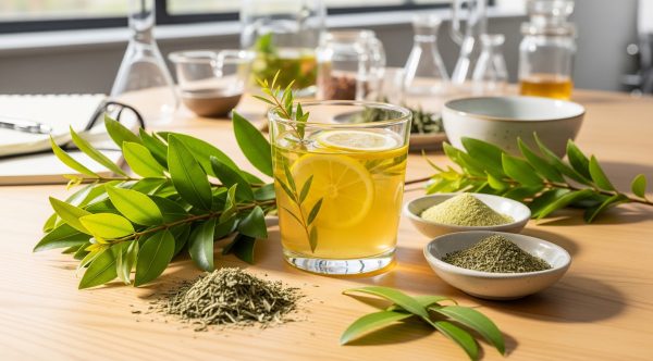 Lemon myrtle in beverage formulations