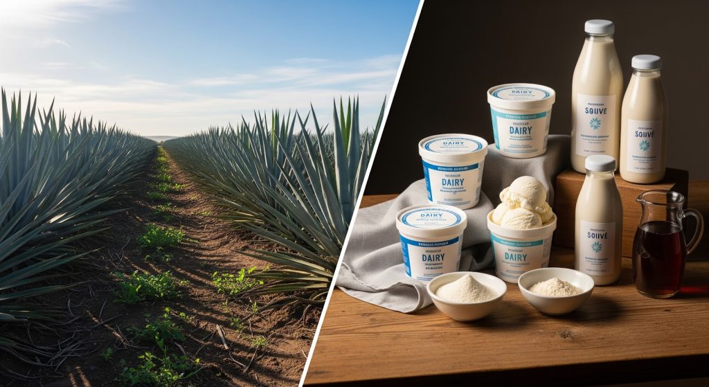 Organic Agave Inulin Powder in Reduced-Sugar Dairy Formulations